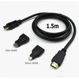 كبل  1.5 مشكل 3 ب 1 HDMI