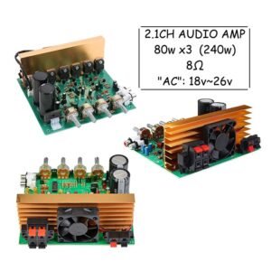 دارة صوت 100 w  مفاتيح 4 ( AM 3668)
