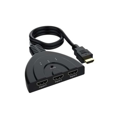 سمكة سويتشر  HDMI  ثلاثي مع كبل