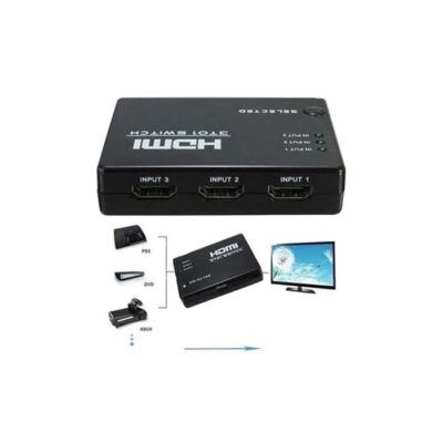 سمكة سويتشر  HDMI ثلاثي  مع تحكم  YS 189 - Alternate View