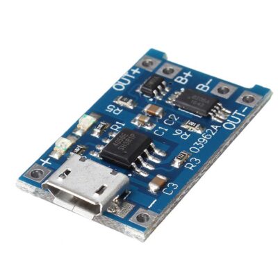 دارة شاحن بوربينك شحن مع حماية TP 4056 BMS 1S