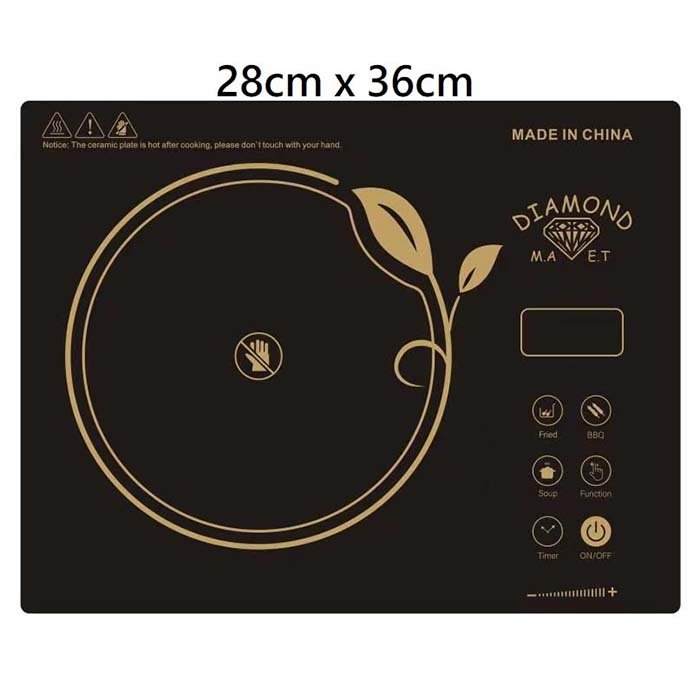 بلورة طباخ هالوجين 28 * 36 6 كبسات