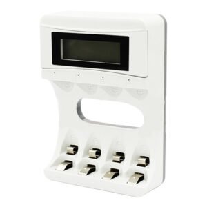 شاحن بطاريات اصبع  + تحكم بدون بطارات C 704 A 4 ابيض