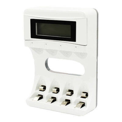 شاحن بطاريات اصبع  + تحكم بدون بطارات C 704 A 4 ابيض