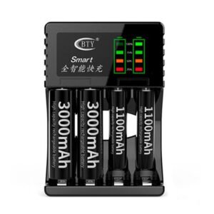 شاحن بطاريات اصبع  + تحكم بدون بطارات C 704 A 3 اسود