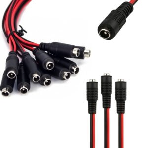 كبل + جاك انثى DC  بشريط