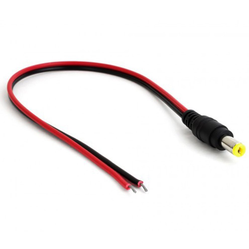 كبل مع جاك DC بشريط اصلي 30 سم