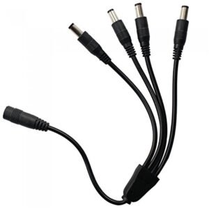 كبل موزع انثى DC  رباعي