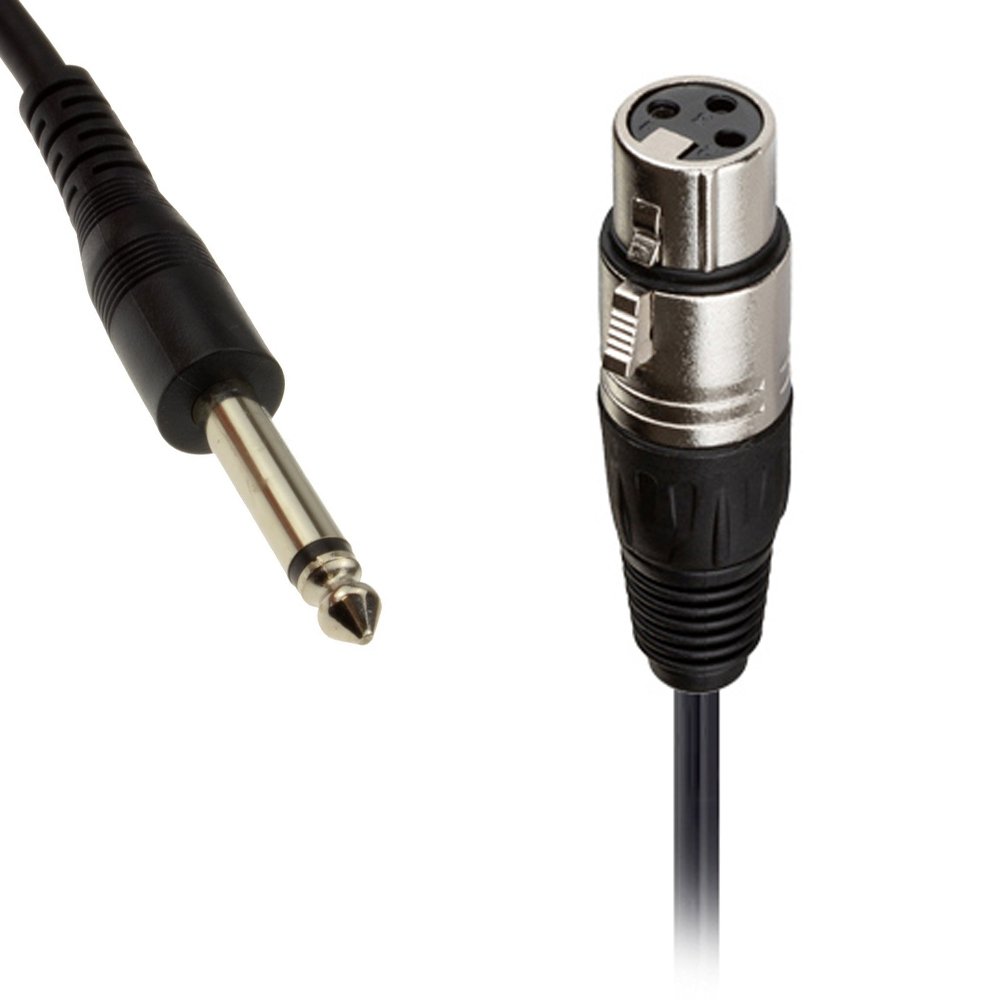 كبل مكرفون مونو كبير الى كانون 5 متر