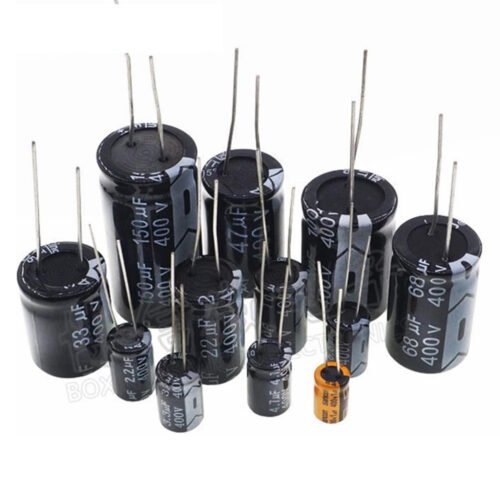 مكثف بدون قطبية  V 100   UF 4.7