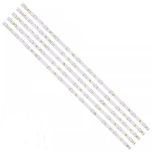طقم انارة شاشة 43 بوصة PHILIPS 5 مساطر 12 ليد حبة عادية 3 فولت 84 سم GJ-2K16-430-D512-V4 (6009)