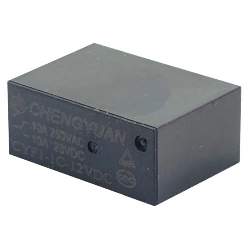 ريليه 12فولت تماس واحد 5 ارجل مستطيلة CYF1-1C-12VDC Relay 12 - Image 4