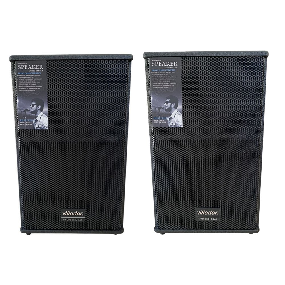 طقم بفل اذاعي 12 انش 2 * 350 وات Vlliodor PS 012 A