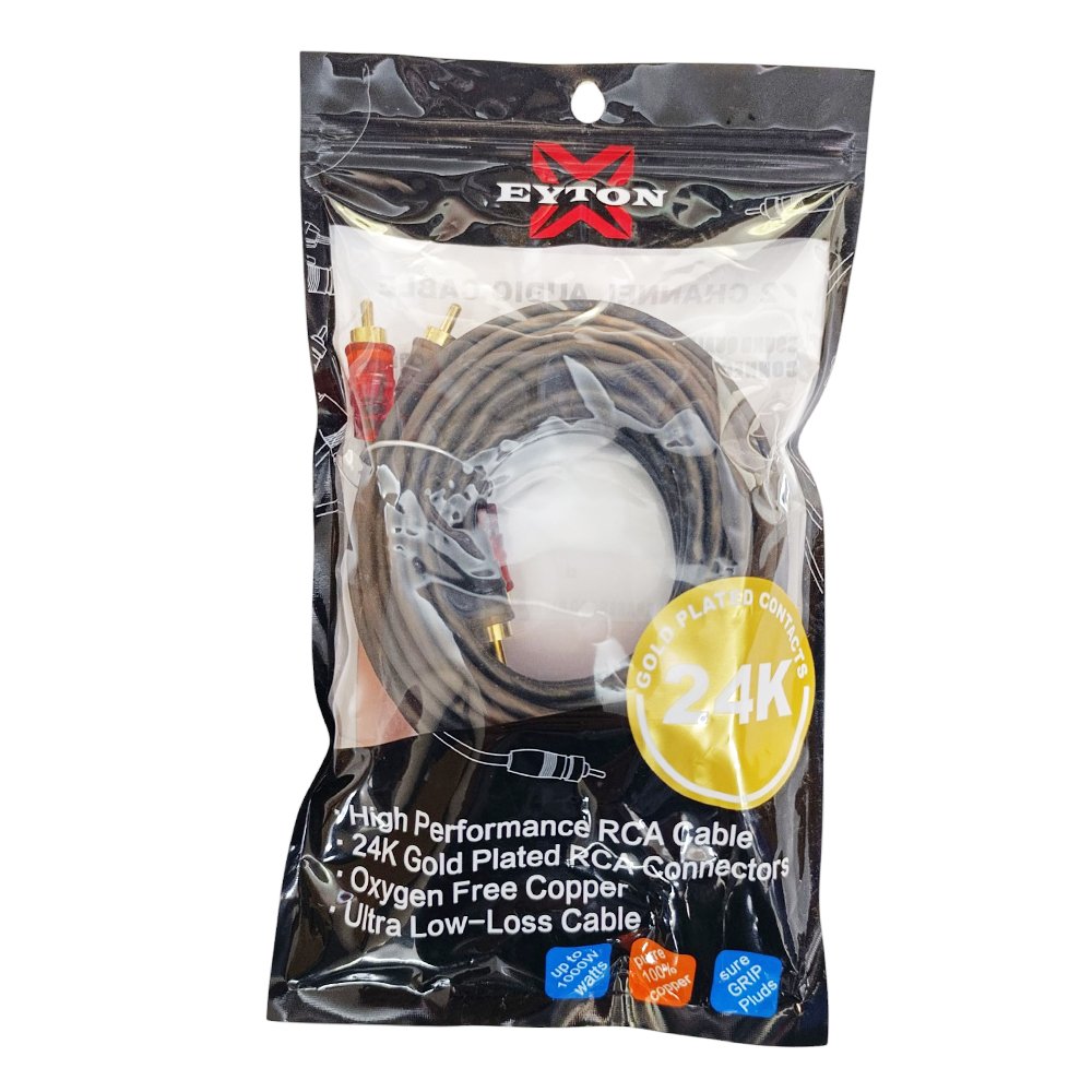 كبل اوديو فديو 5 متر اسود نوع ممتاز