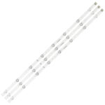 طقم انارة شاشة 40 بوصة TCL 3 مساطر 8 ليد حبة عادية 6 فولت 78 سم YHF-4C-LB4008-YH3 (6018)