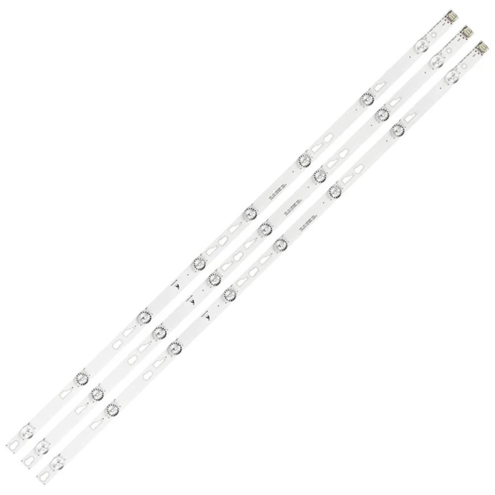 طقم انارة شاشة 40 بوصة TCL 3 مساطر 8 ليد حبة عادية 6 فولت 78 سم YHF-4C-LB4008-YH3 (6018)