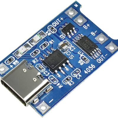 دارة شاحن بوربينك شحن مع حماية TP 4056 BMS 1S TIP - C
