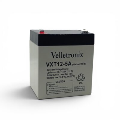 Velletronix بطارية 12 فولت 5 امبير