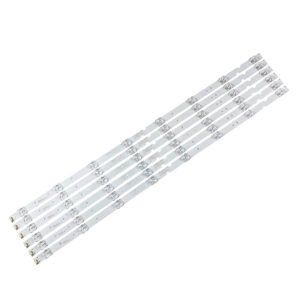 طقم انارة شاشة TCL 65 بوصة 6 مساطر 8 ليد حبة مربعة 6 فولت 61.6 سم JL.D65081330-365AS-M V03 (6068)