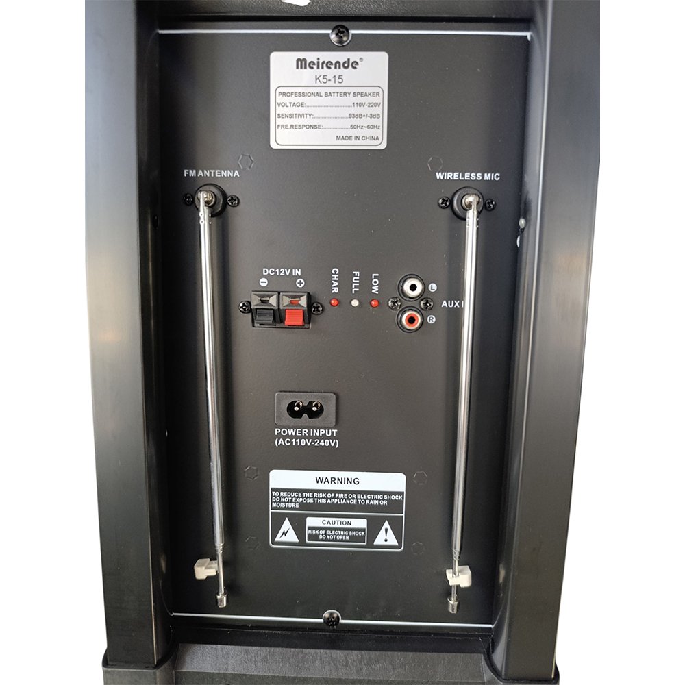 بفل بلوتث ميرندي 15 انش MEIRENDE K5- 15 - Image 8