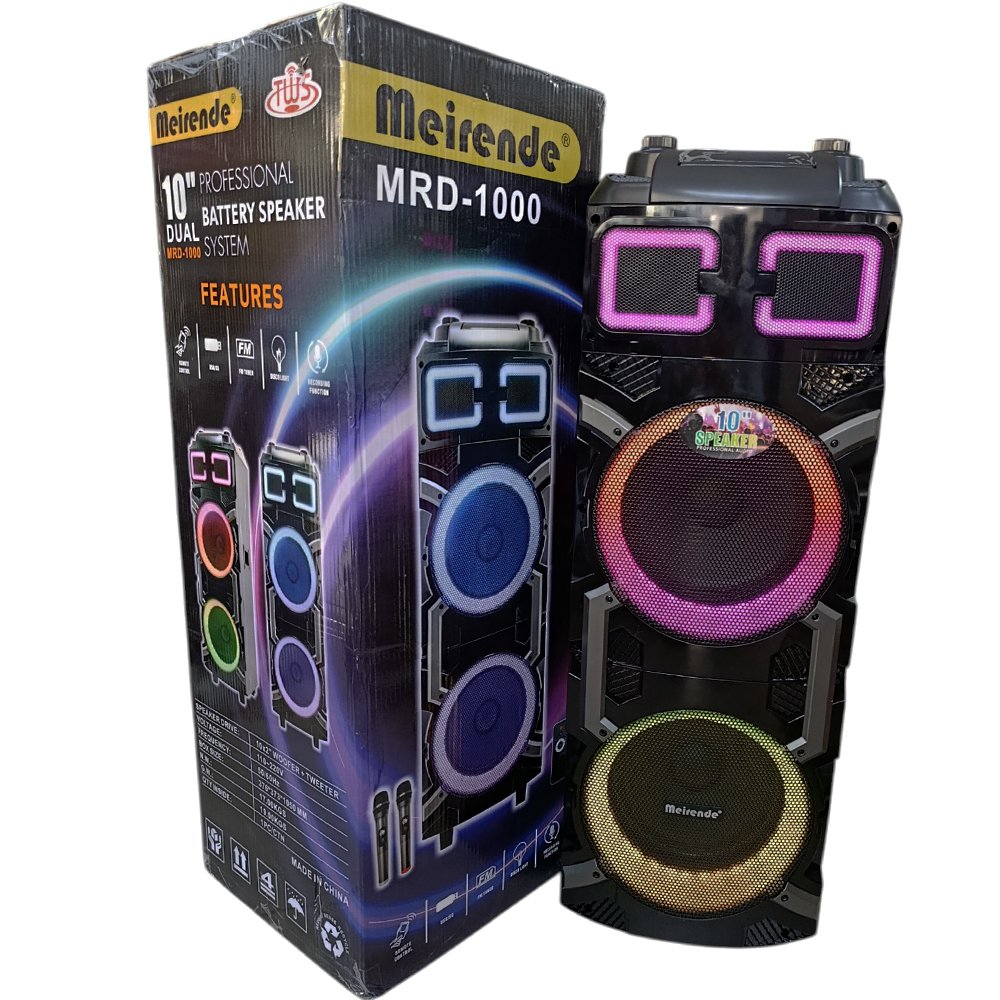 بفل بلوتث ميرندي 2*10 انش MEIRENDE MRD - 1000