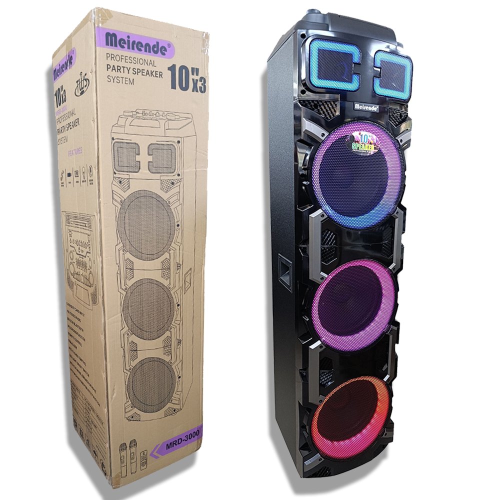 بفل بلوتوث ميرندي 3*10 انش MEIRENDE MRD-3000 - الموديل: MRD-3000 10”*3 - Image 2
