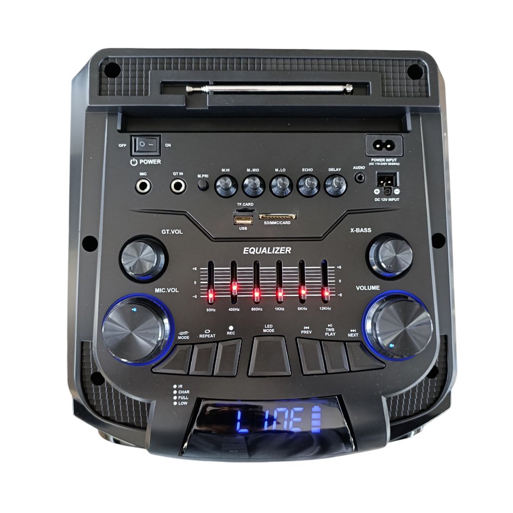 بفل بلوتوث ميرندي 3*10 انش MEIRENDE MRD-3000 - الموديل: MRD-3000 10”*3 - Image 7