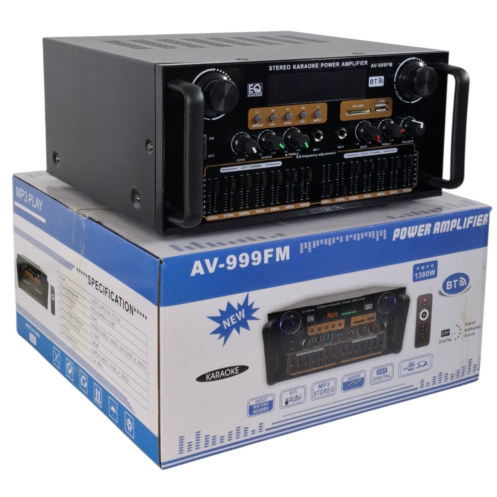 مضخم صوت ديجيتال موديل : AV-999FM - Image 4