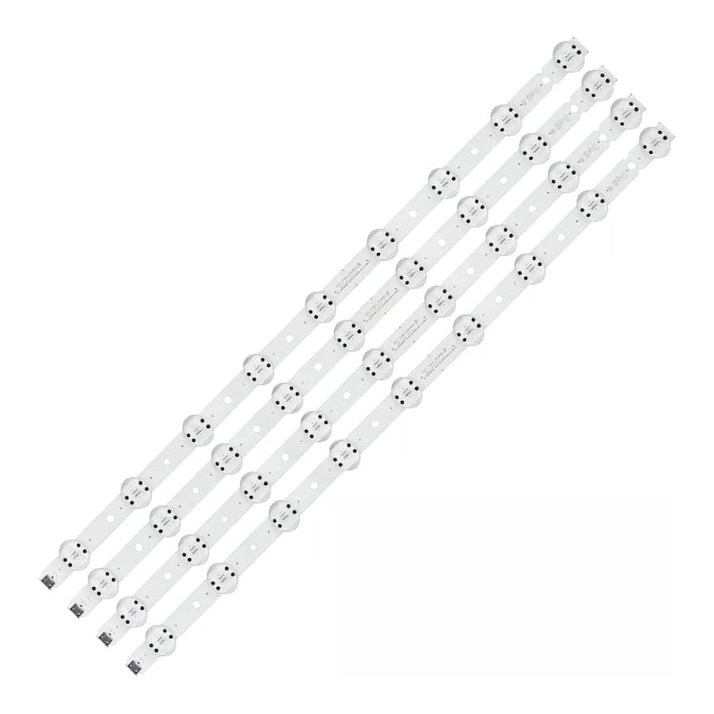 طقم انارة شاشة 4 مساطر 9 ليد فنجان بيضوي كبير 6 فولت 71.3 سم SSC-65UK63-9LED-SVL650AS48A95-REV1.0 (6103)