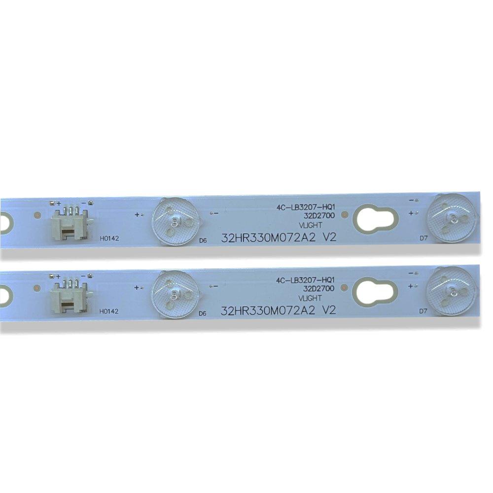 طقم انارة شاشة 32 بوصة مسطرتين 7 ليد حبة عادية 6 فولت 55 سم YHB-4C-LB320T-YHL (6030) - Image 3