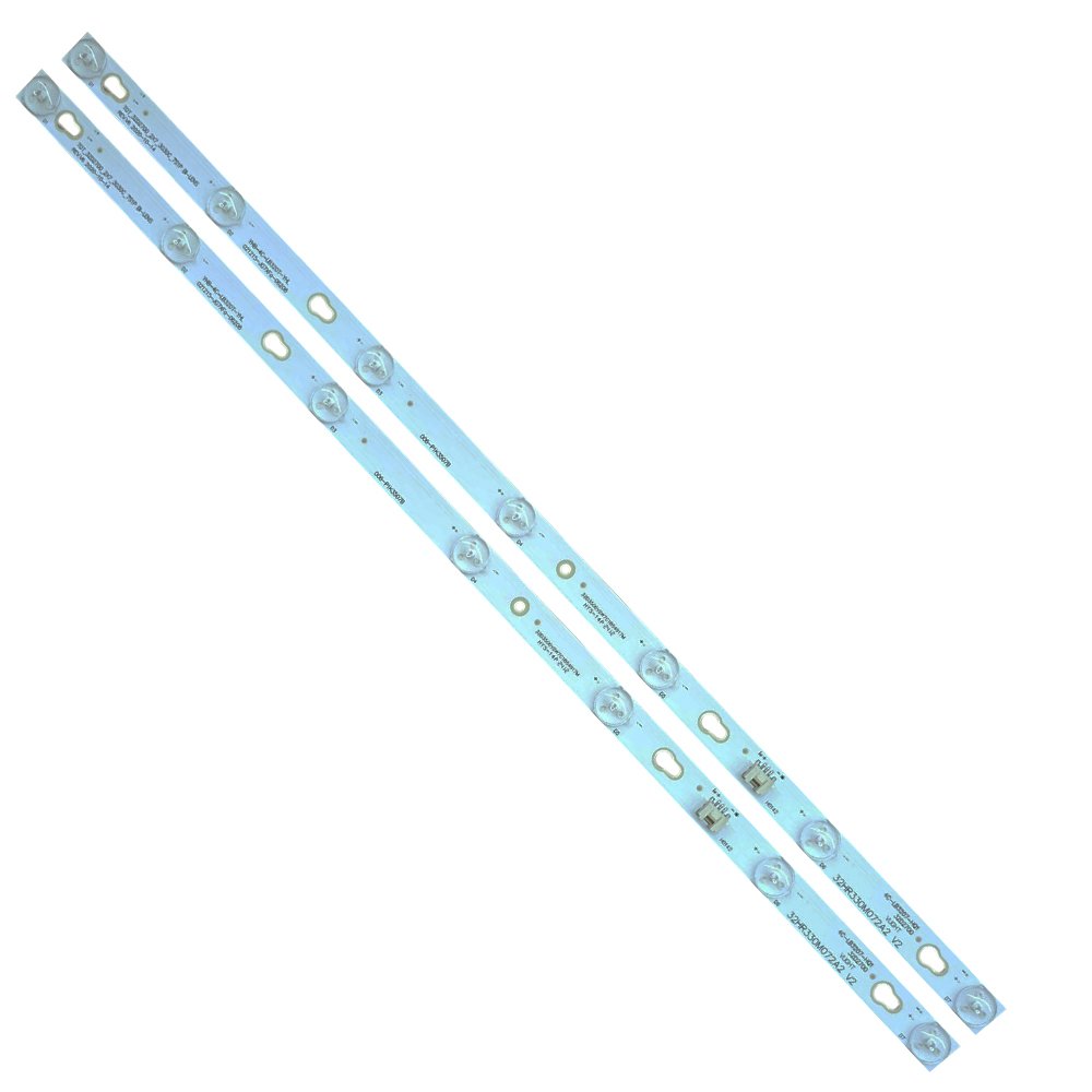 طقم انارة شاشة 32 بوصة مسطرتين 7 ليد حبة عادية 6 فولت 55 سم YHB-4C-LB320T-YHL (6030) - Image 2