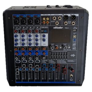 ميكسر صوت VLLIODOR موديل : ( YS-4)  4 CH 350*2