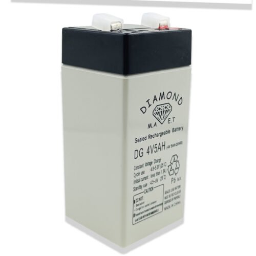 بطارية 4 فولت  5  امبير 480 غرام  DIAMOND - الموديل: 4 V  5 AMP