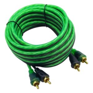 Velletronix كبل اوديو فديو 5 متر اخضر  نوع ممتاز