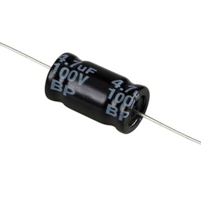 مكثف بدون قطبية  V 100   UF 4.7