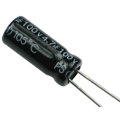مكثف كيميائي V 100  UF   4.7