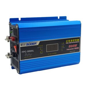 انفيرتر 500  وات  12  فولت  ساين ويف   SUOER  FPC 500 AL