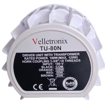 ملف هورن  خارجي 80  وات  70/100 فولت  ابيض  TU 80 N  Velletronix - Alternate View