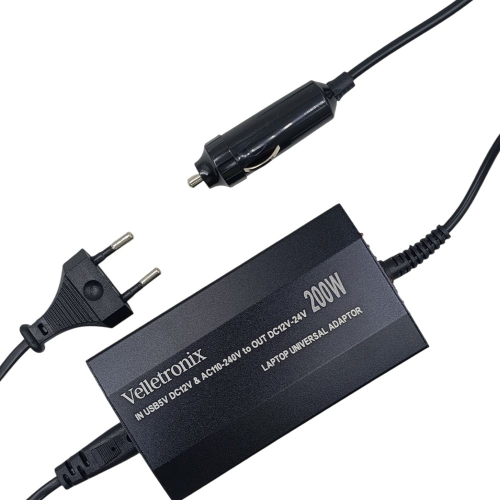 ادبتر لاب توب شامل 12 + 220   W 200  Velletronix - Image 2