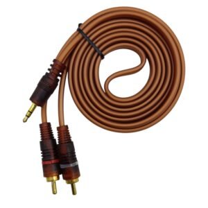 كبل اوديو فديو  ستريو   بني 1.5 متر