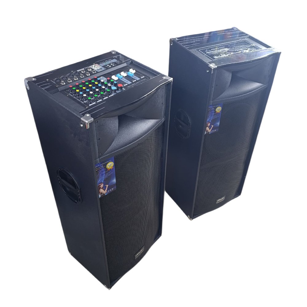 طقم بفل اذاعي 15 نش مع ميكسر 300 وات VLLIODR DS 2025 - Image 3