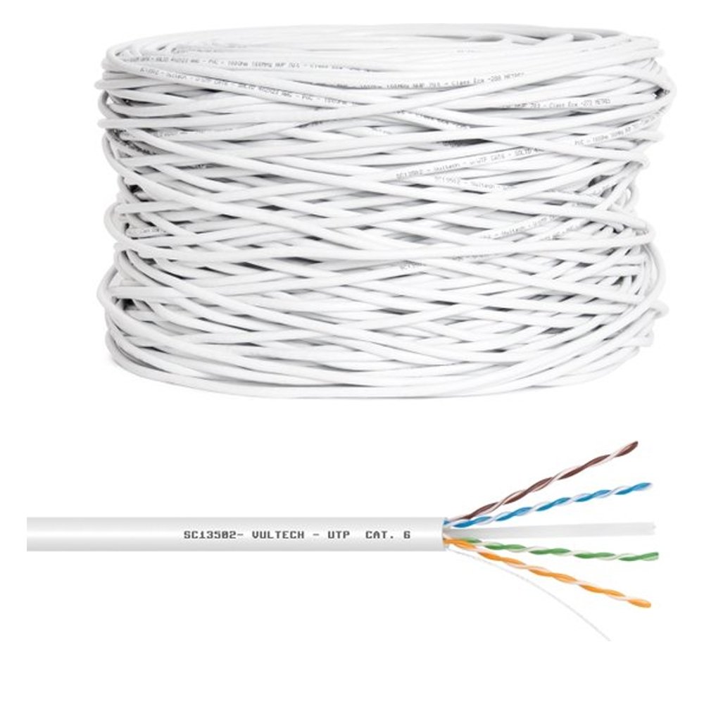 ربطة كبل شبكة 300 يارد Lan Cable Out Door CAT6 SFTP Cat6 0.56mm
