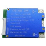 دارة بطاريات ليثيوم مع موازنة  BMS  13 S - 48 V  20  A