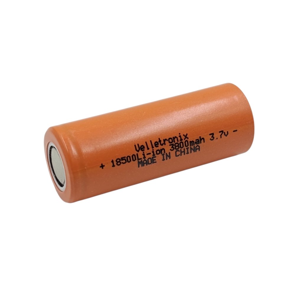 بطارية للشحن موديل 18500 3.7 فولت 3800 ميلي Velletronix
