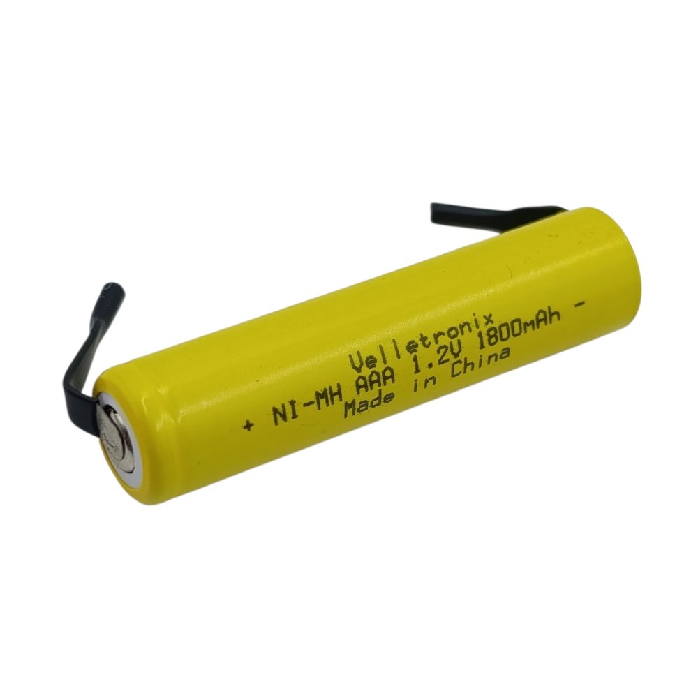 بطارية مفردة AAA شحن 1.2 فولت 1800 ميلي اتاش Velletronix