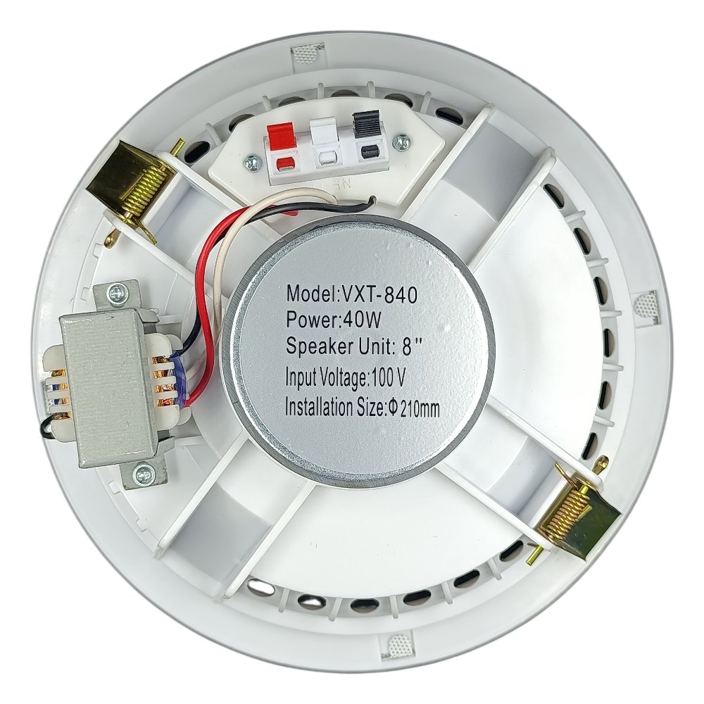 سبيكر ديكور سقفي 8 انش 22.6 سم فتحة 21 سم 40 وات 100 فولت VXT 840 Velletronix - Image 2