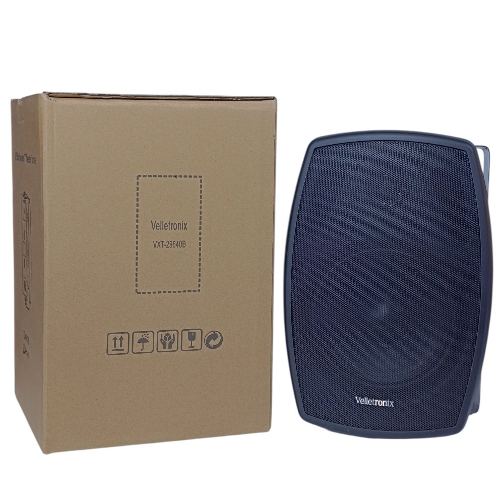 سبيكر ديكور جداري اسود 6.5 انش 28.3 سم 40 وات 100 فولت VXT 29640 B Velletronix - Image 3