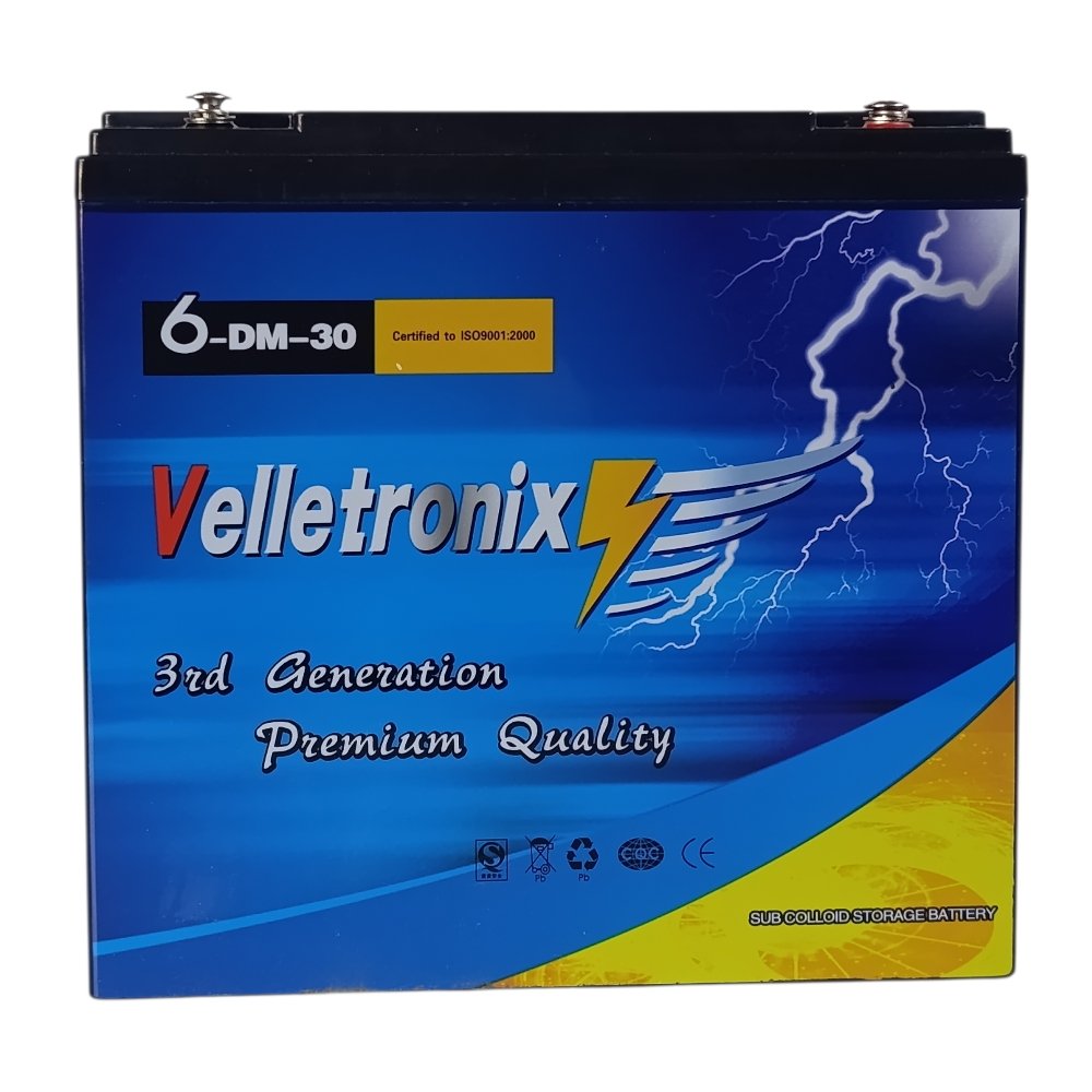 بطارية 12 فولت 30 امبير Velletronix 6-DM30
