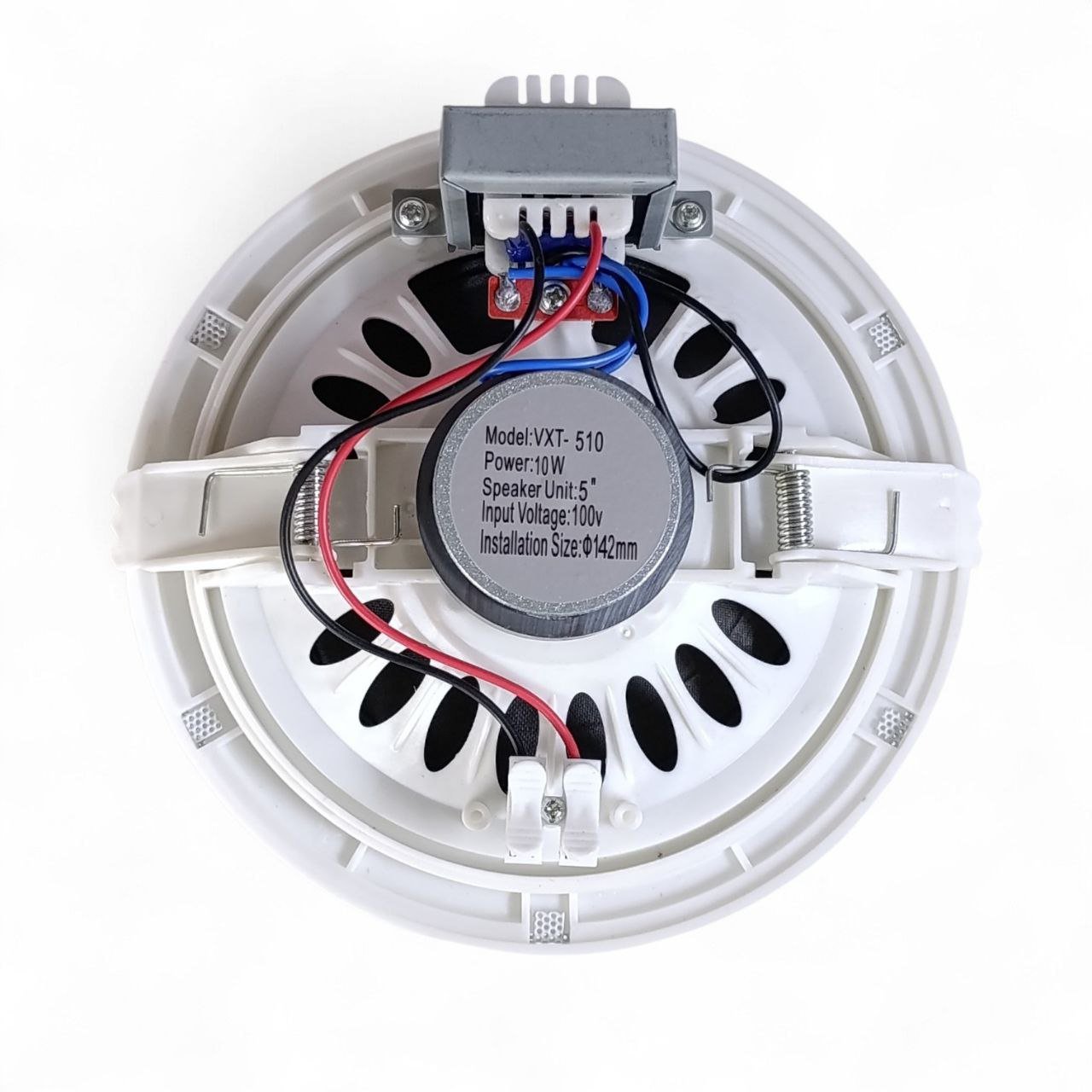 سبيكر ديكور سقفي 5 انش 17.2 سم فتحة 14.2 سم 10 وات 100 فولت VXT 510 Velletronix - Image 2
