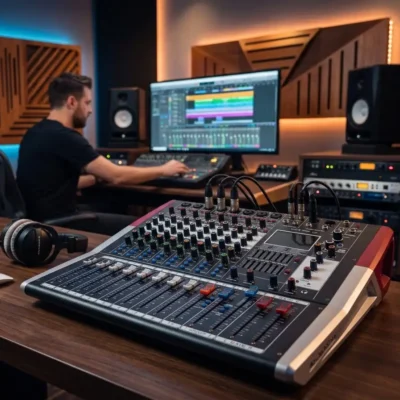 ميكسر صوت  VLLIODOR  MV  80   8 CH   800W*2 - Alternate View